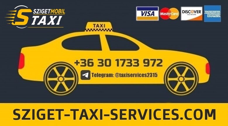 Sziget Taxi névjegykártya – elérhetőség és taxi telefonszám 0630 1733 972