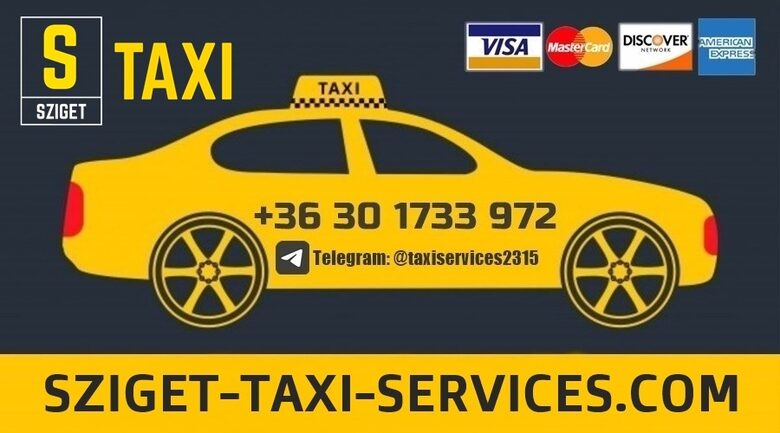 Sziget Taxi névjegykártya – elérhetőség és taxi telefonszám 0630 1733 972