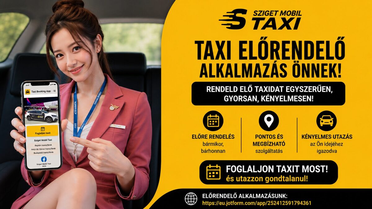 Sziget taxi - előrendelő app